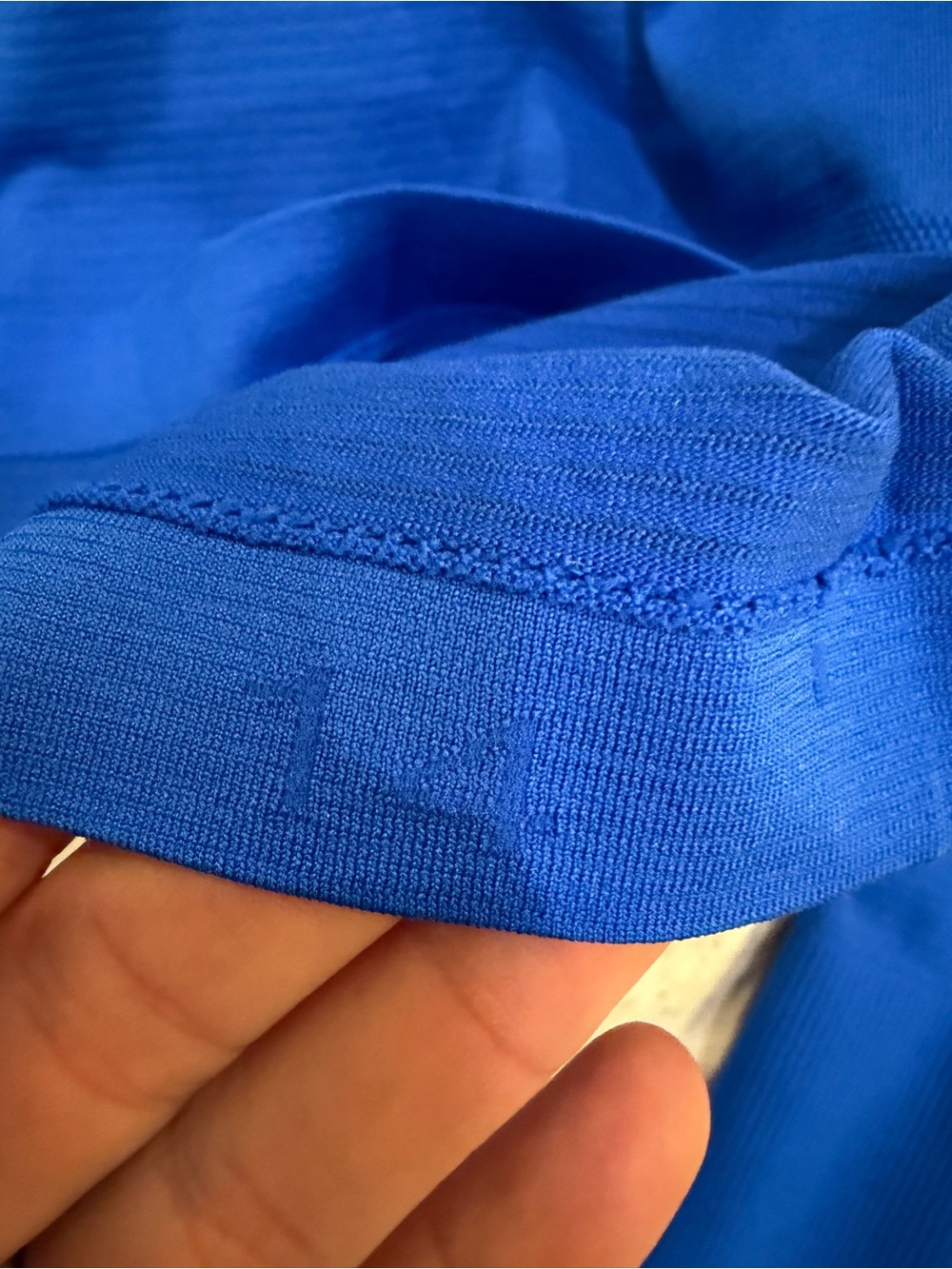 Lululemon Swiftly Tech Long Sleeve Shirt 2.0 *Race Blazer Blue Tone Sz 14 - Picture 6 of 6